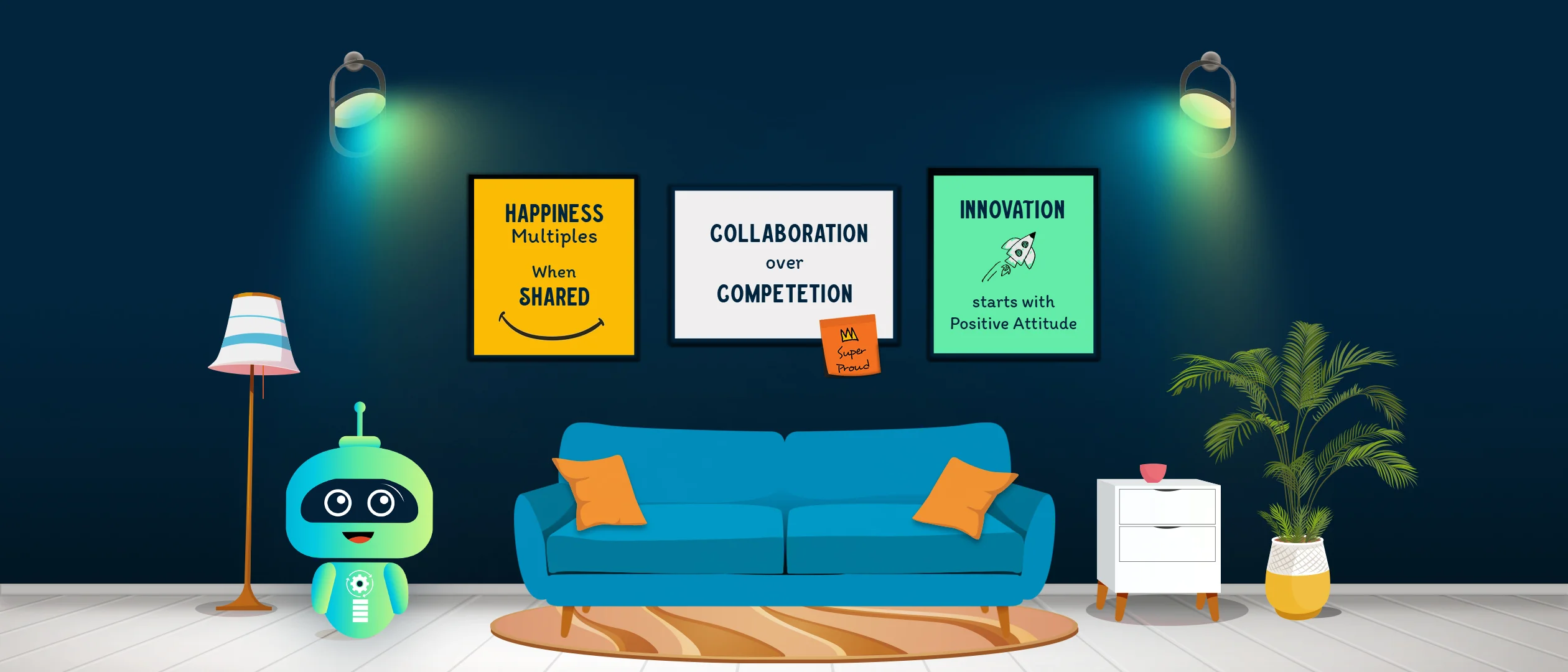 Company values that support growth and success